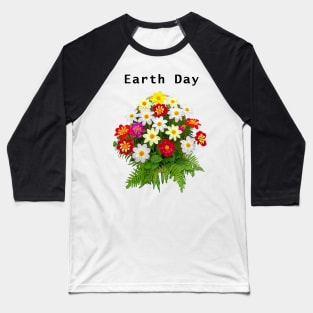 Earth Day Bouquet Baseball T-Shirt